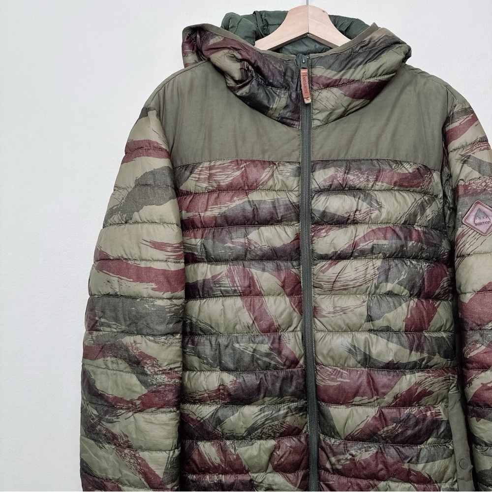 Burton Mens Xlarge Insulated Camo Outdoor Puffer Jacket - Picture 6 of 16